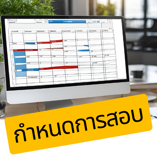กำหนดการสอบ